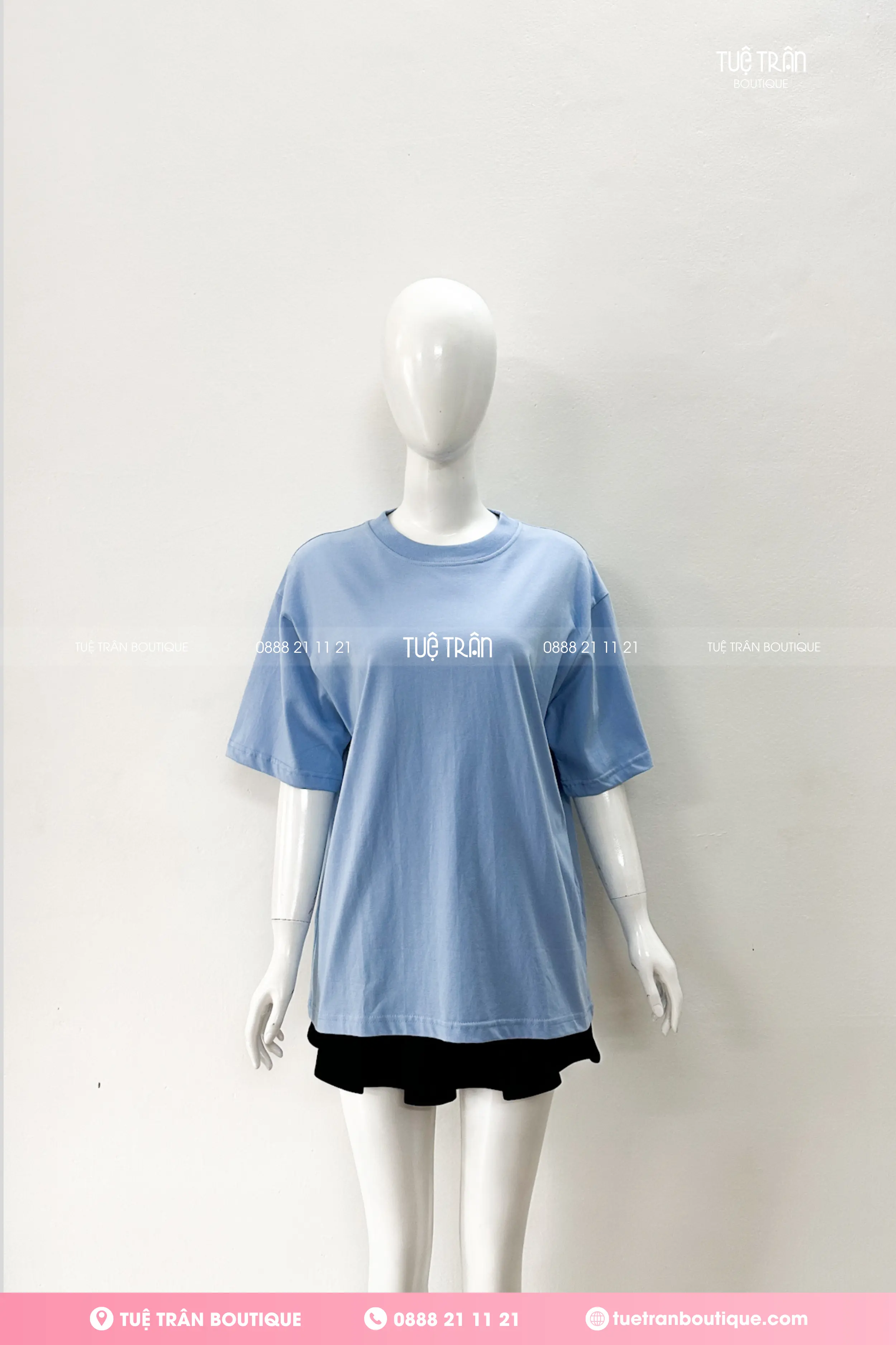 Đồng phục áo thun oversize cotton