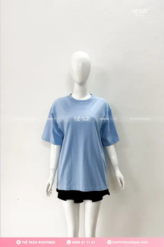 Đồng phục áo thun oversize cotton