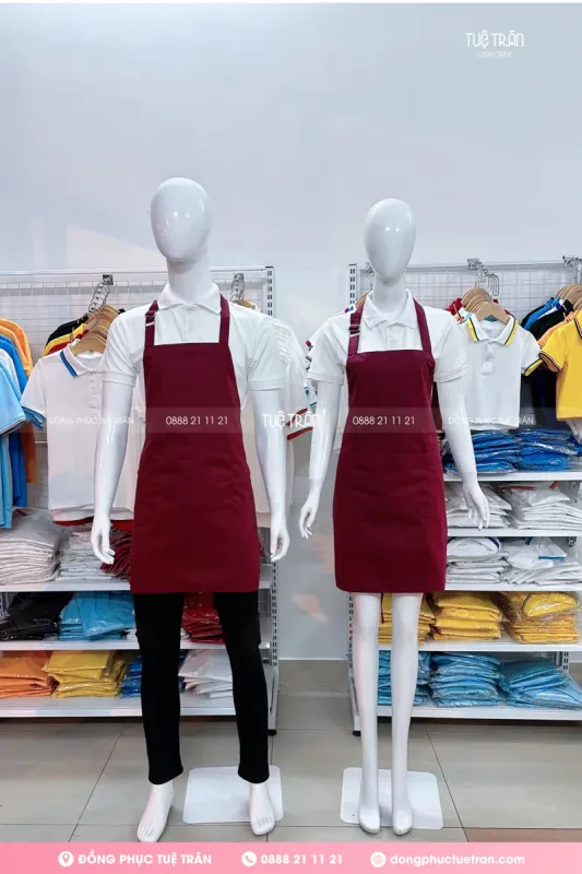 Tạp dề yếm đặt may