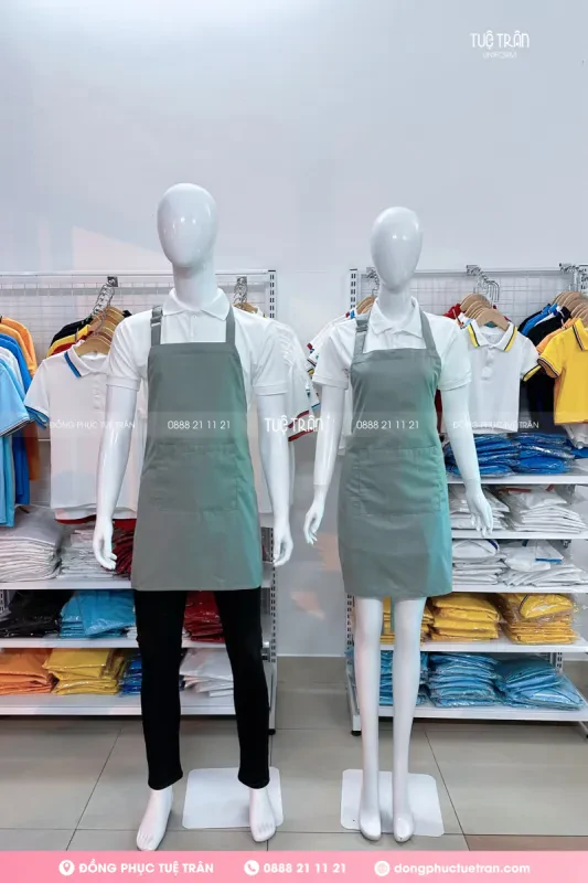Tạp dề yếm đặt may