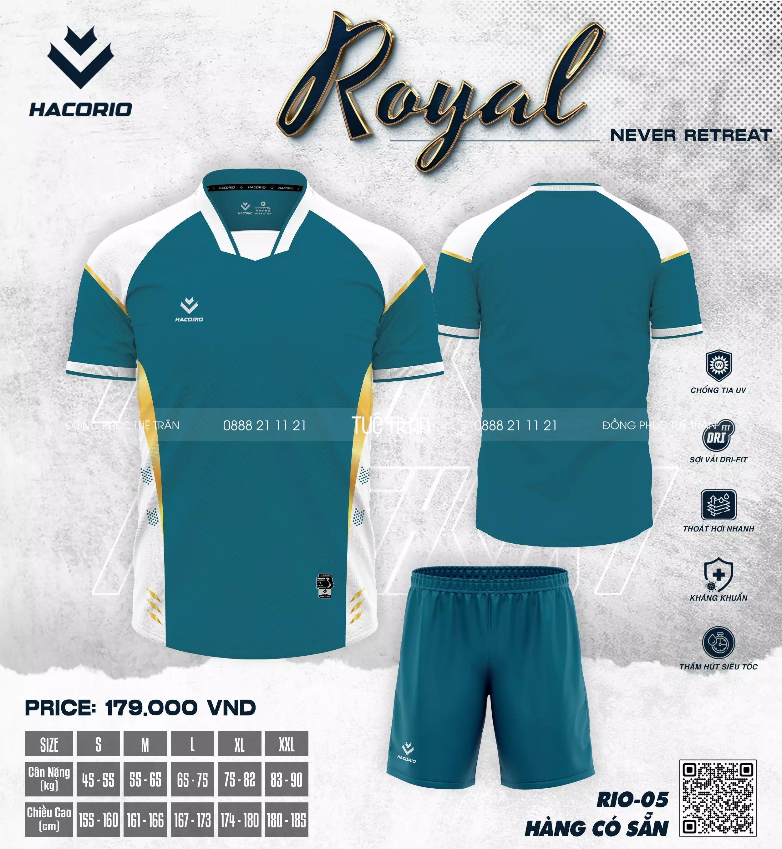 Quần áo bóng đá Hacorio Rio Royal