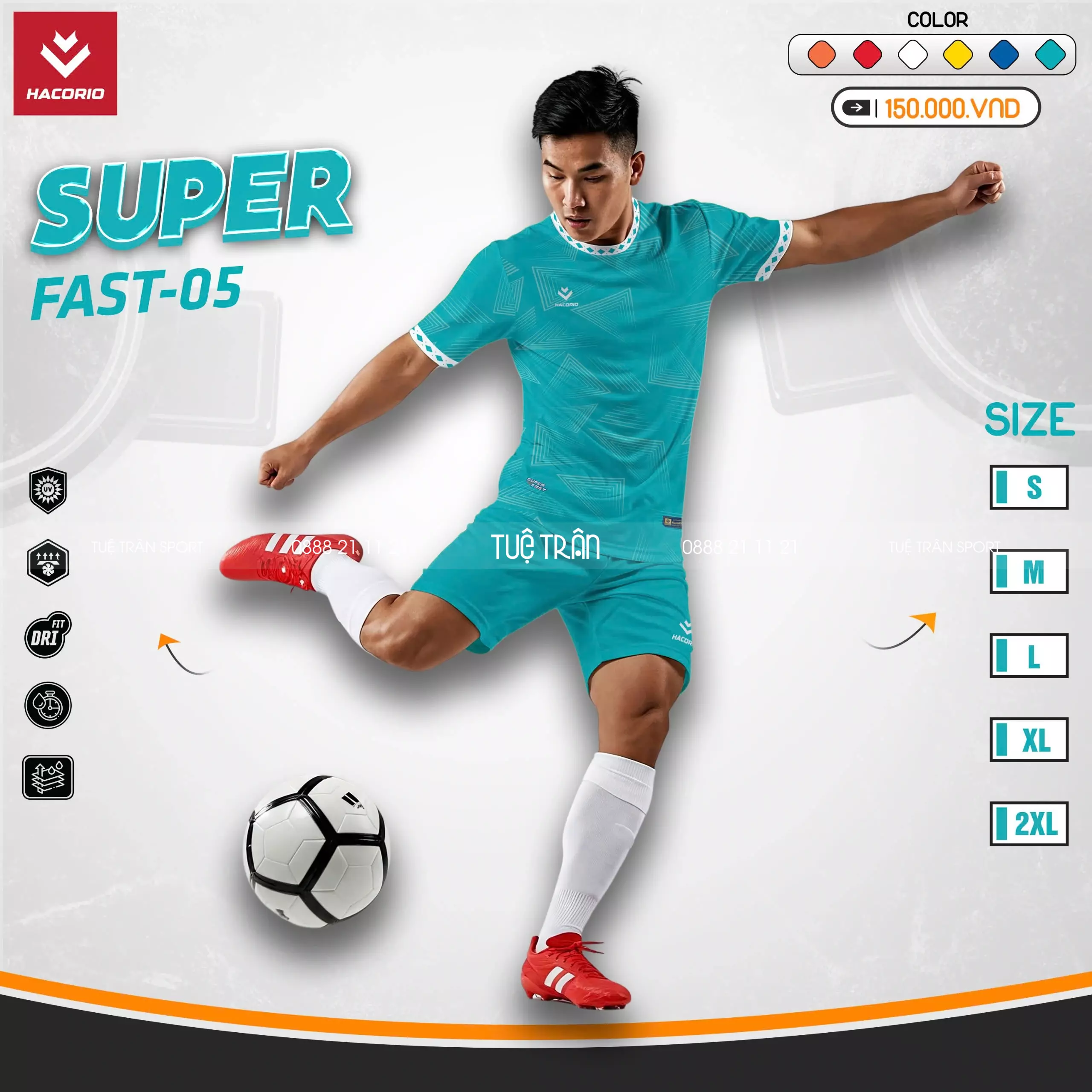 Quần áo bóng đá Hacorio Super Fast 05